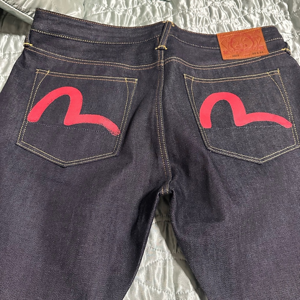 Authentic 36 Evisu jeans 👖 last two pair don’t miss out!